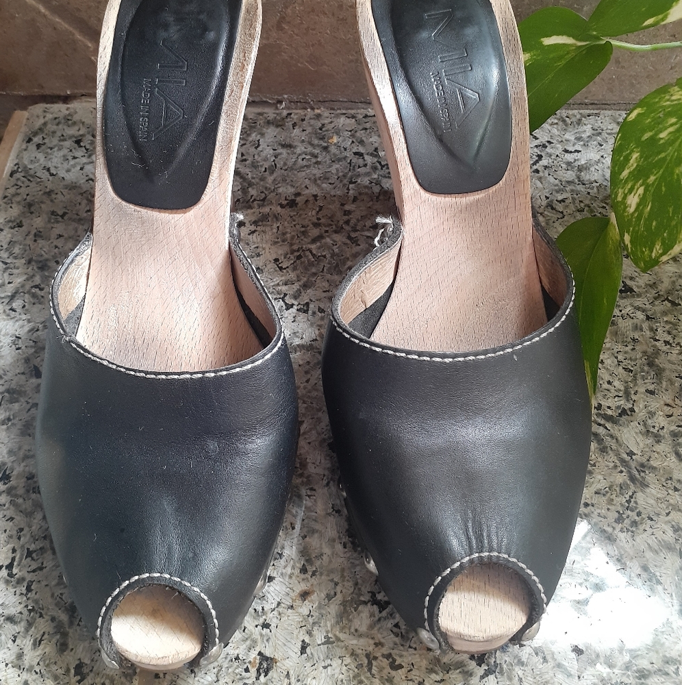 Mia Leather Heels